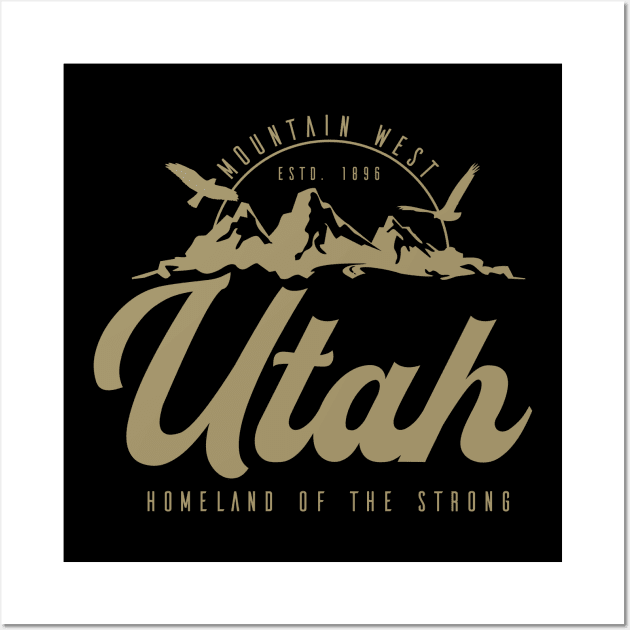 USA, Mountain states, Utah Gold classic Wall Art by NEFT PROJECT